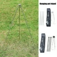 thumbnail image 2 of Paokuoon Support de Four Hollandais Trépied de Camping Ensemble de Cuisson avec Chaîne Réglable Support de Pot en Alliage d'Aluminium Portable, 2 of 8