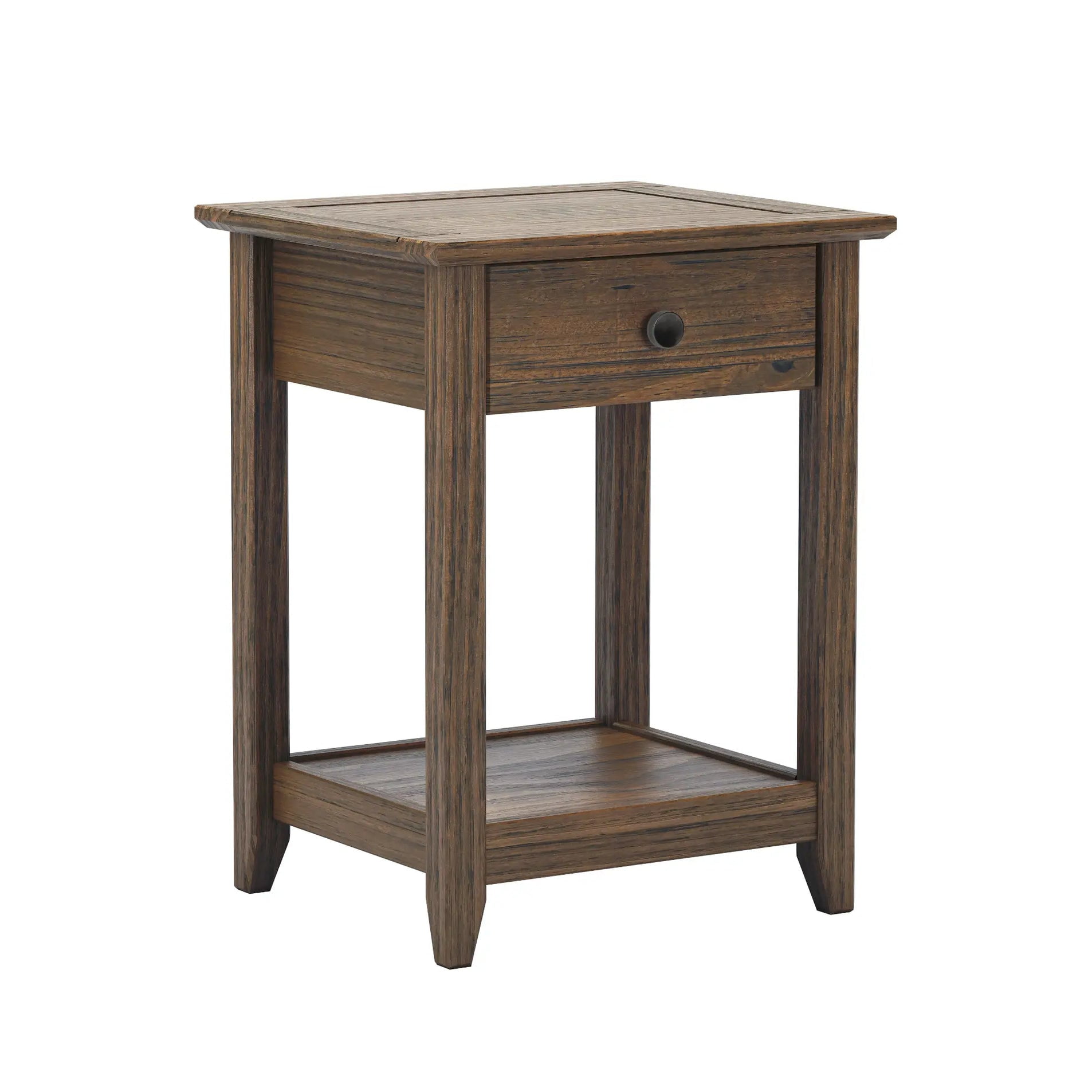 Grain Wood Furniture Greenport End Table - Brushed Walnut