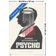 thumbnail image 3 of Alfred Hitchcock - Psycho (1960) Silhouette Wall Poster with Pushpins, 22.375" x 34", 3 of 5