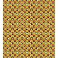 thumbnail image 3 of Panda Duvet Cover Set, Japanese Concept Cartoonish Animal Themed Pattern Repetitive Print, Decorative 3 Piece Bedding Set with 2 Pillow Shams, Queen Size, Yellow Green and Vermilion, by Ambesonne, 3 of 3
