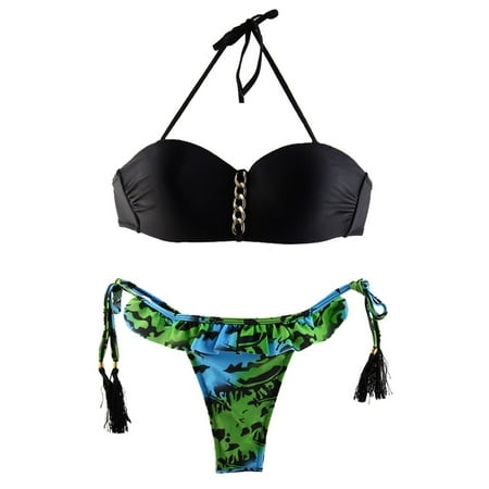 Support Bra Sexy Two-piece Bikini Beachwear Bathing Suit Women