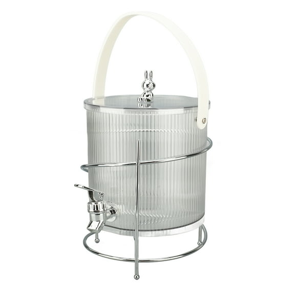 Dispensador de Bebidas de Té de Frutas, Dispensador de Bebidas Frías Multipósito, Transparente A Gran Capacidad anti -Goteeo para Bodas