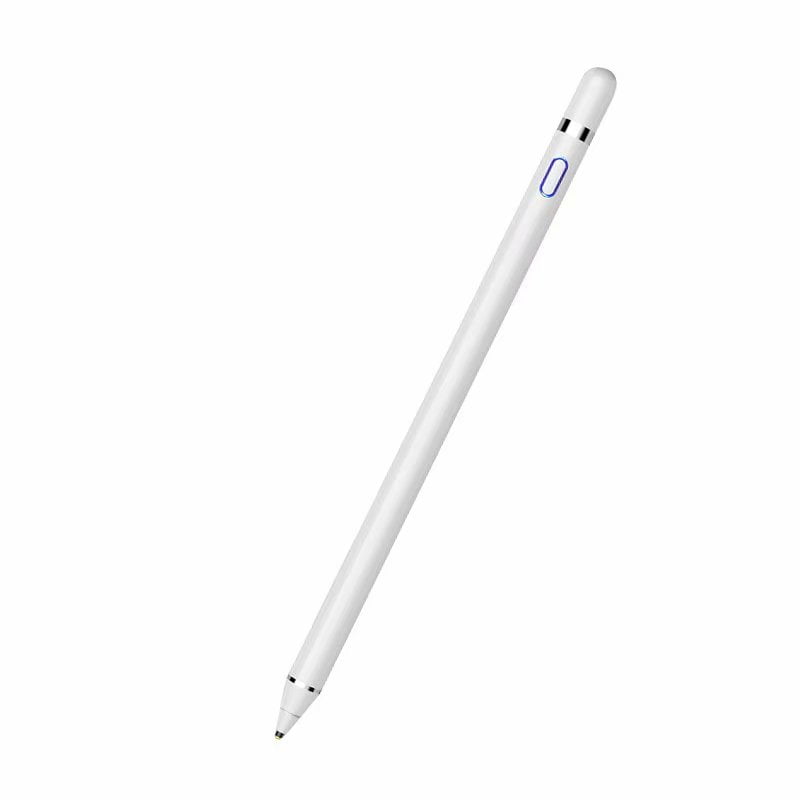zakdoek acuut Min Rechargeable Active Stylus Pen Capacitive Pen 1.5mm Fine Tip Accurate  Writing or Drawing for iPad/iPhone/Samsung/Android/Tablet White -  Walmart.com