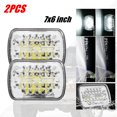 thumbnail image 1 of 2x 7x6'' LED Headlight Hi-Lo Sealed Projector Beam Fits for Jeep Cherokee XJ YJ, 1 of 7