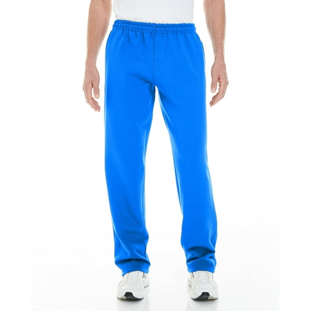 gildan sweatpants open bottom with pockets