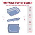 thumbnail image 3 of Feasto 9-Piece Multifunctional Collapsible BBQ Prep Tub | Grill Station with Cutting Board, Knives, Meat Claws for Camping, RV & Kitchen, 3 of 9