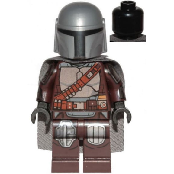 LEGO Star Wars Din Djarin (The Mandalorian) Minifigure (Silver Beskar Armor) (No Packaging)