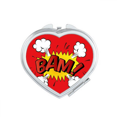 thumbnail image 1 of Boom Exclamation Spark Mirror Heart Portable Hand Pocket Makeup, 1 of 3