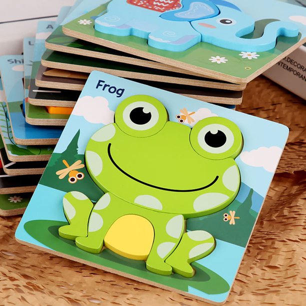 Cheers US Wooden Vehicle Puzzles for 1 2 3 Years Old Boys Girls