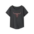 thumbnail image 1 of Camiseta de mujer, top de verano, camiseta de cuello redondo para mujer para el trabajo, la oficina, los desplazamientos, la calle SG, 1 of 7