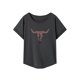 thumbnail image 1 of Camiseta de mujer de verano Tops de cuello redondo para mujer para el trabajo oficina desplazamientos calle L, 1 of 7