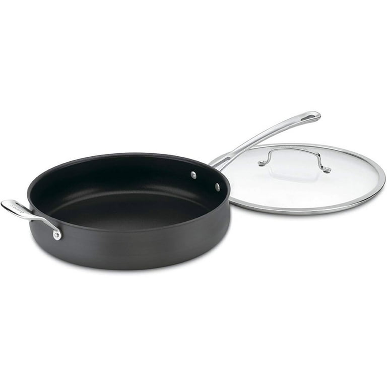 Cuisinart 6433-30H Contour Hard Anodized 5-Quart Saute Pan with Cover