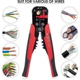 thumbnail image 2 of Pelacables multifuncional, pelacables, alicates, pelacables automáticos, cortador de cables y engarzador de trinquete de Terminal, 2 of 5