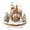 A, variant on YiJuHui 1pcs Christmas Carousel & Castle Ornaments, Acrylic Festive Decor with Stand for Home Display, Holiday Tabletop Decorations, Durable & Lightweight