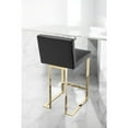 thumbnail image 2 of Pangea Home Dexter Counter Stool Faux Leather Black, 2 of 13