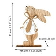 thumbnail image 3 of Easter Wooden Crafts Rabbit Ornaments Style Home Wooden Craft Ornaments, 3 of 4