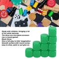 thumbnail image 3 of Set 30PCS 16MM Plastic Rounded 6 Sided DIY Sticker Cubes For Game Party Fun Math Teaching Learning Letters Numbers, 3 of 7