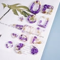 thumbnail image 6 of HLONK 3 Pieces Silicone Earring Moulds Keychain Epoxy Pendant Ear Studs Resin Molds for DIY Crafts Jewelry Casting Making, 6 of 7