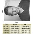 thumbnail image 3 of Chris Pratt Blanket Bedding Fleece Blanket Soft Throw Blankets Lightweight Anti-Static Blanket - 3 Sizes, 3 of 5
