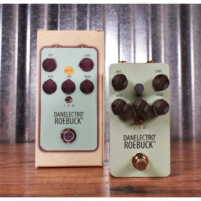 Danelectro Roebuck Distortion Effects Pedal Pale Green - Walmart.com