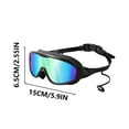 thumbnail image 3 of HD Large Frame Waterproof Kids Swimming Goggles | Leak-Proof Comfort Silicone | Anti-Fog Clear Vision | UV Protection | Adjustable Strap | Wide Panoramic View | 1 Pack, 3 of 7