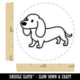 thumbnail image 2 of Dachshund Standing Wiener Dog Self-Inking Rubber Stamp Ink Stamper - Fuchsia Ink - Medium 1 Inch, 2 of 7