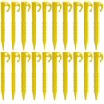 thumbnail image 1 of 20 pcs Plastic Tent Pegs, Durable Plastic Tent Pegs for Camping (Yellow), 1 of 5