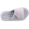 thumbnail image 2 of Isotoner Women's Terry Spa Slip On Slide Slipper with Memory Foam for Indoor/Outdoor Comfort AZO-8/9, 2 of 3