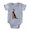 Heather Grey, variant on CafePress - German Shepherd Santa - Cute Infant Baby Football Bodysuit