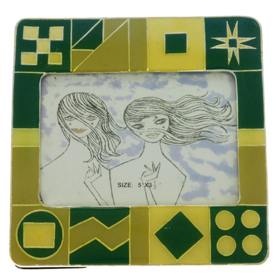 Mi Amore Picture-Frame Green/Yellow