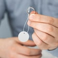 thumbnail image 2 of OULII 100Pcs Tags with Elastic String White Labeling Paper Tags for Small Items, 2 of 8