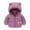 ZA Purple, variant on Toddler Jacket Winter Child Baby Boys Girls Solid Long Sleeve Patchwork Hooded Outer Outwear Outfits Clothes Kids Top Coat & Outerwear A 18 Months-24 Months