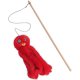 thumbnail image 1 of Juguetes interactivos para gatos, palo de madera de peluche, pulpo, divertido juguete para gatitos, mordedor, masticable, suministros para mascotas, ejercicio divertido para animales - Rojo, 1 of 6