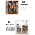 thumbnail image 2 of Toystoory Linterna navideña Vintage para exteriores, vela, mesita de noche, dormitorio, mesa, funciona con pilas, decoraciones navideñas para el hogar Kits de decoración para fiestas Bronce Toystoory HA008594-04B, 2 of 6