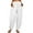 White, variant on Baqcunre Elastic Solid Women Pockets Long Pants Waist Casual Loose Trousers Pants,Size S-5XL,Pajama Pants Women,Lounge Pants Women,Women's Pants,Winter Pants for Women,Womens Clothes,Blue
