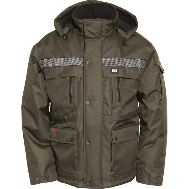 Men's Caterpillar Heavy Insulated Parka Army Moss 2XL (44 in