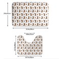 thumbnail image 3 of Honeii Labrador Retriever Dog Pattern Bathroom Anti-Skid Pad Bathroom Mat Vintage Seamless Pattern Not-Slip Toilet Rug Set, 3 of 6