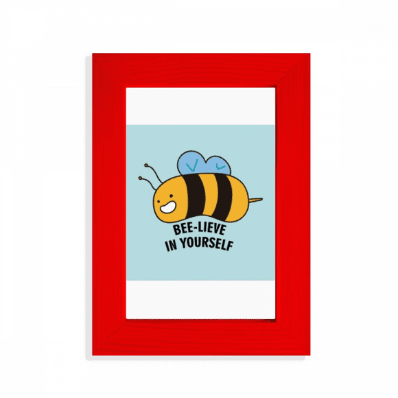 Bees Believe Group Dance Art Deco Fashion Picture Display Art Red Photo Frame
