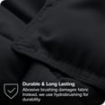 thumbnail image 4 of Bare Home Goose Down Alternative Comforter Set - 3 Piece Set - Queen, Black, 4 of 7