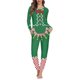 thumbnail image 2 of Pijama de diseño navideño para mujer, ropa de dormir holgada informal, de manga larga, para el hogar, Otoño, envío directo, 2 of 4