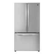 Kenmore French Door Refrigerator 26.6 cu ft with Bottom Freezer Drawer, Internal Water Dispenser, Ice Maker, Stainless Steel