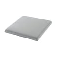 thumbnail image 3 of Cojín cuadrado para silla con base antideslizante para meditación en interiores y salas de estar. Gris claro, 3 of 9