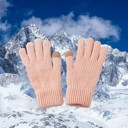 

Children s Solid Color Wool Knitted Gloves Autumn And Winter Cute Finger Cycling Outdoor Warm Men s And Women s Gloves Clean Gloves Gloves Disposable Cleaning Kitchen Rubber Gloves Medium Cleaning