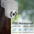 thumbnail image 4 of Cámara de seguridad al aire libre 1080P cámara de vigilancia con cable de visión nocturna, WiFi inalámbrico Plug-in Smart Home Cameras 360 ° Zhivalor BST3003113, 4 of 8
