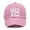 1-Pink2597, variant on XIAOCHA Gulf Of Mexico Letter Baseball Cap for Men Adjustable Hat Band Hiking Daily Dad Hat,Black