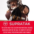 thumbnail image 3 of Franklin Sports Supratak Football Receiver Gloves - Black/Gold - Adult X-Large, 3 of 8