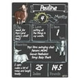 thumbnail image 2 of Cohas Goat Theme Baby Milestone Chalkboard, 12 by 16 inches, White Marker, 2 of 6