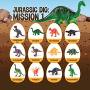 Dig a Dozen Dinosaur Egg Kit for Kids - Dino Toys - Basket Stuffers - Birthday Gifts for Boys & Girls - Boy Toy Part Gifts