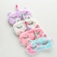 thumbnail image 4 of Magik Unicorn Eye Mask Soft Plush Sleep Masks Home Sleeping Blindfold Traveling, 4 of 5