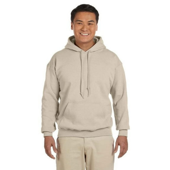 Gildan G185 Adult Heavy Blend™ 8 oz., 50/50 Pullover Hooded Sweatshirt - SAND - XL